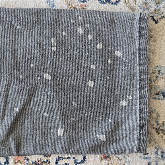 LEVIS WOMEN'S JUNIOR BLACK/GRAY LOW PROFILE STRAIGHT JEANS SIZE 28 - Picture 8 of 13